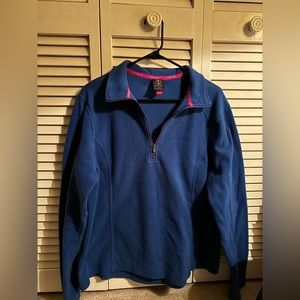Lands’ End fleece quarter zip